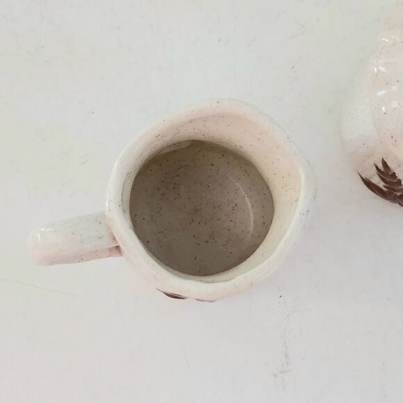 Vintage mushroom cream and sugar - Picture 3 of 11